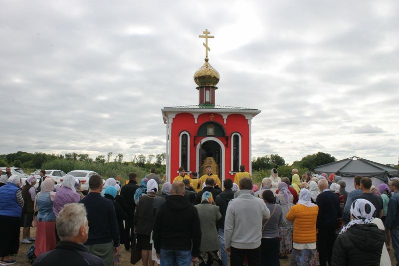 Первая Литургия в часовне Новомучеников и Исповедников прошла в селе Чигорак width=360px