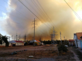 Обстановка в связи с лесным пожаром в Борисоглебске напряженная