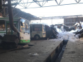 В Борисоглебске обрушившаяся крыша автопарка разбила 5 автобусов