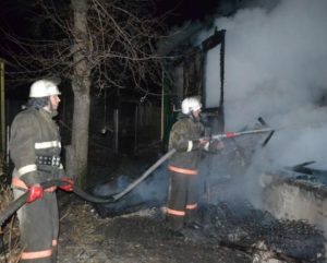 Пожар в Троицком